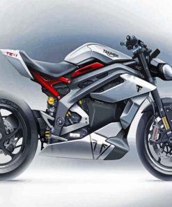 Gray Superbike Diamond Painting