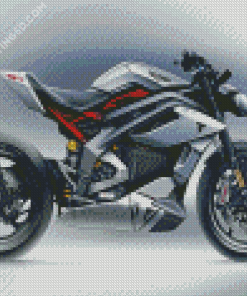 Gray Superbike Diamond Painting