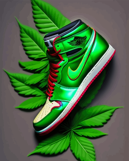 Green Jordan Diamond Painting