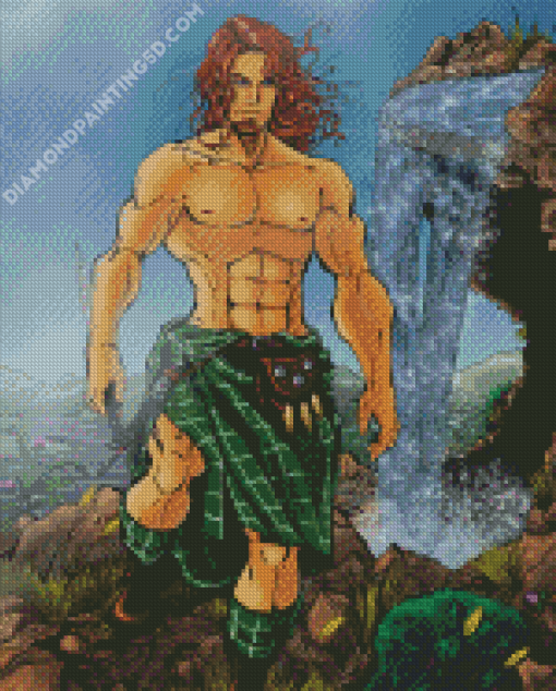 Jamie Fraser Outlander Art Diamond Painting