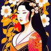 Japanese Lady Diamond Painting