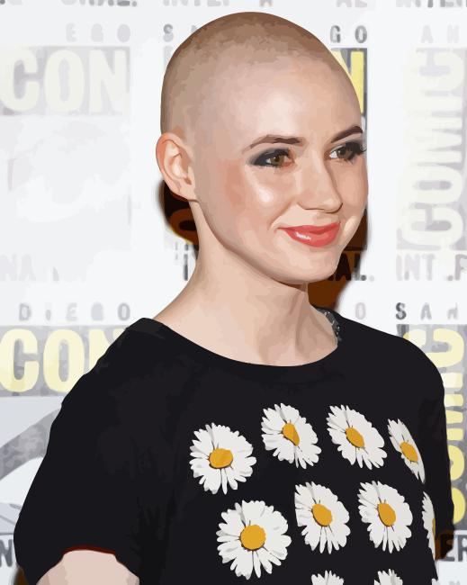 Karen Gillan With Bald Head Diamond Painting