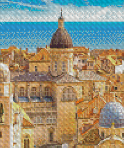 Opatija Croatia Old Town Diamond Painting