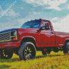 Red Powerstroke Diamond Painting