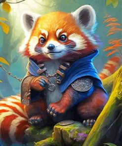 Red Panda Diamond Painting