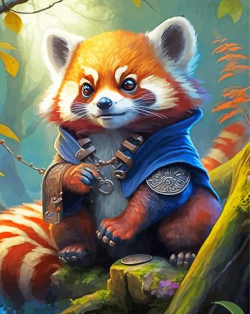 Red Panda Diamond Painting