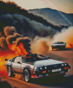 Smoke Cars Diamond Painting