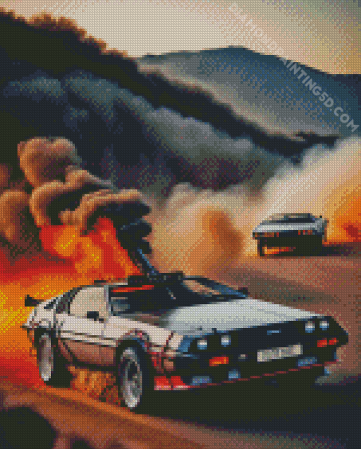 Smoke Cars Diamond Painting