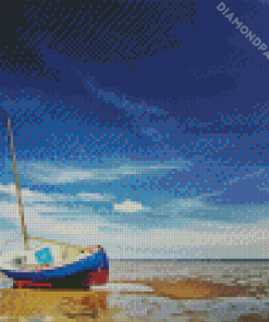 Stranded Boat Diamond Painting