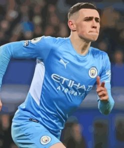 The Footballer Phil Foden Diamond Painting