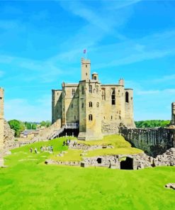 Warkworth Castle Diamond Painting