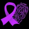 Purple Awareness Ribbon Diamond Painting