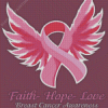 Pink Awareness Ribbon Diamond Painting