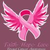 Pink Awareness Ribbon Diamond Painting