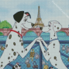 101 Dalmatians Paris Diamond Painting