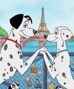 101 Dalmatians Paris Diamond Painting