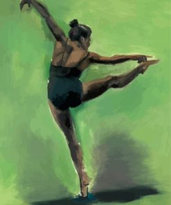 Abstract Black Ballerina Diamond Painting