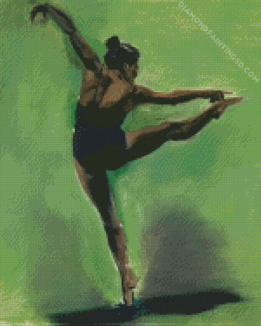 Abstract Black Ballerina Diamond Painting