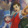 Ace Attorney Anime Diamond Painting