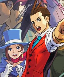 Ace Attorney Anime Diamond Painting