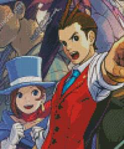 Ace Attorney Anime Diamond Painting