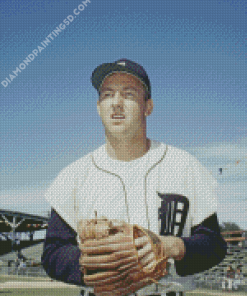 Al Kaline Baseball Right Fielder Diamond Painting