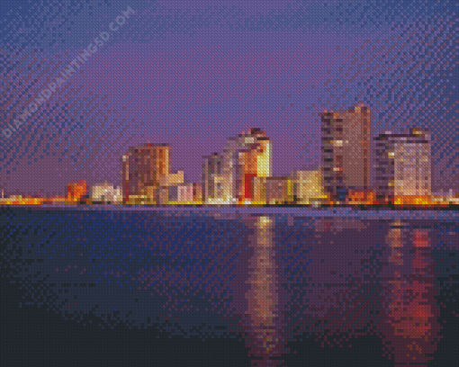 Alabama Gulf Shores Skyline Diamond Painting