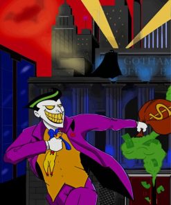 Animated Joker Running Diamond Painting