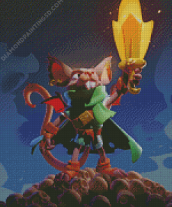 BatRat Cartoon Diamond Painting