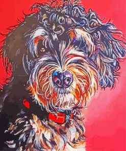 Bernedoodle Art Diamond Painting