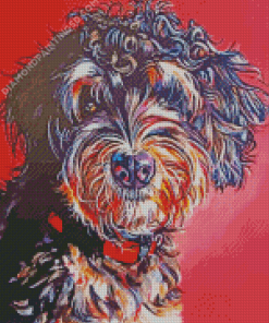 Bernedoodle Art Diamond Painting