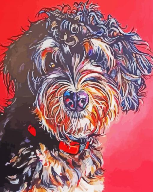 Bernedoodle Art Diamond Painting