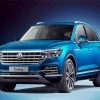 Blue Touareg Car Diamond Painting