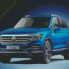 Blue Touareg Car Diamond Painting