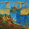 Bridge At Langlois Arles Diamond Painting