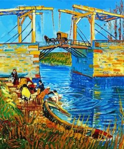 Bridge At Langlois Arles Diamond Painting