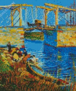 Bridge At Langlois Arles Diamond Painting