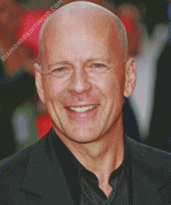 Bruce Willis Diamond Painting