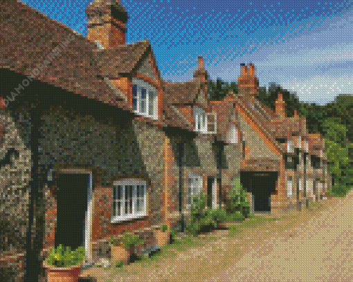 Buckinghamshire Houses Diamond Painting