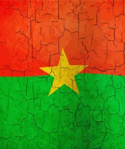 Burkina Faso Flag Diamond Painting