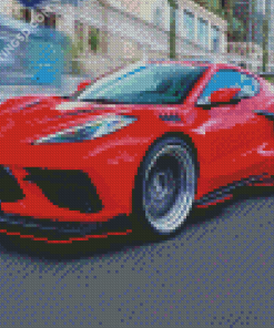 C8 Corvette Diamond Painting