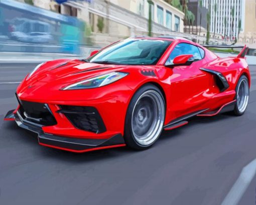 C8 Corvette Diamond Painting