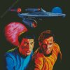 Captain Kirk Spock Art Diamond Painting