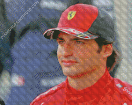 Carlos Sainz Jr Diamond Painting