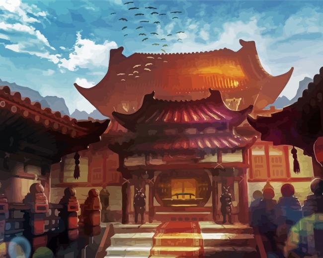 Chinese Palace Art Diamond Painting