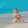 Christmas Beach Diamond Painting