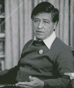 Activist Cesar Chavez Diamond Painting