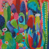 Colorful Cactus Plants Diamond Painting