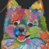 Colorful Pomeranian Art Diamond Painting