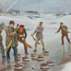 Curling Game Diamond Painting